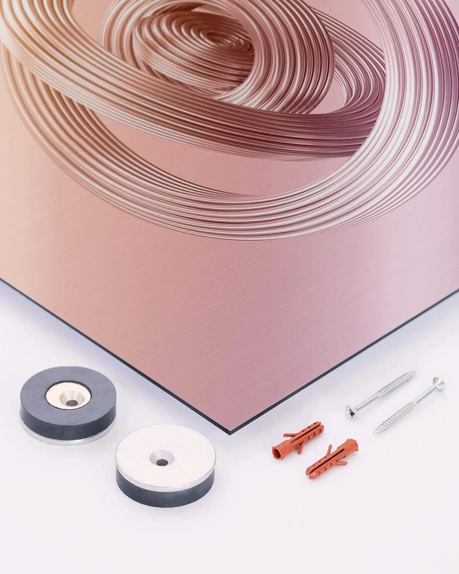 Metallic prints with your own image with a portrait image