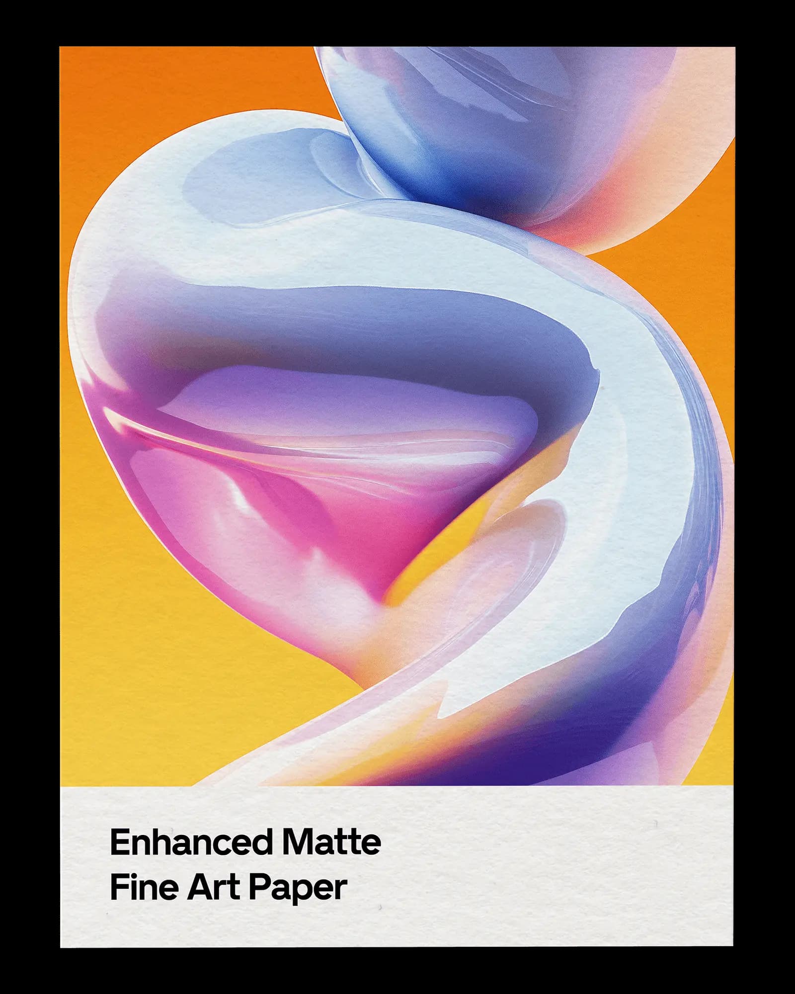 Fine art posters with your own image with a graphic image